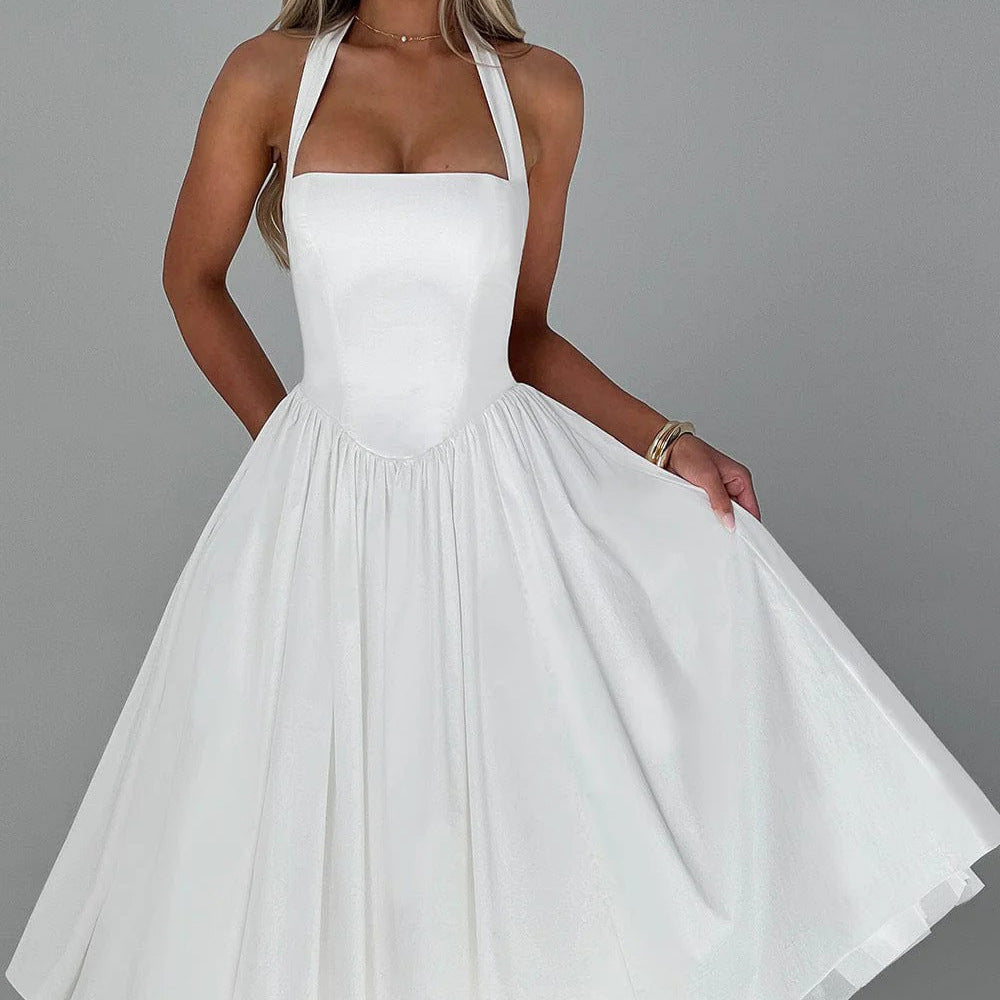Cressida Midi Dress Elegant Women's Chic Fashion Dress | Qorsage Cressida Midi Dress Elegant Women's Chic Fashion Dress | Qorsage