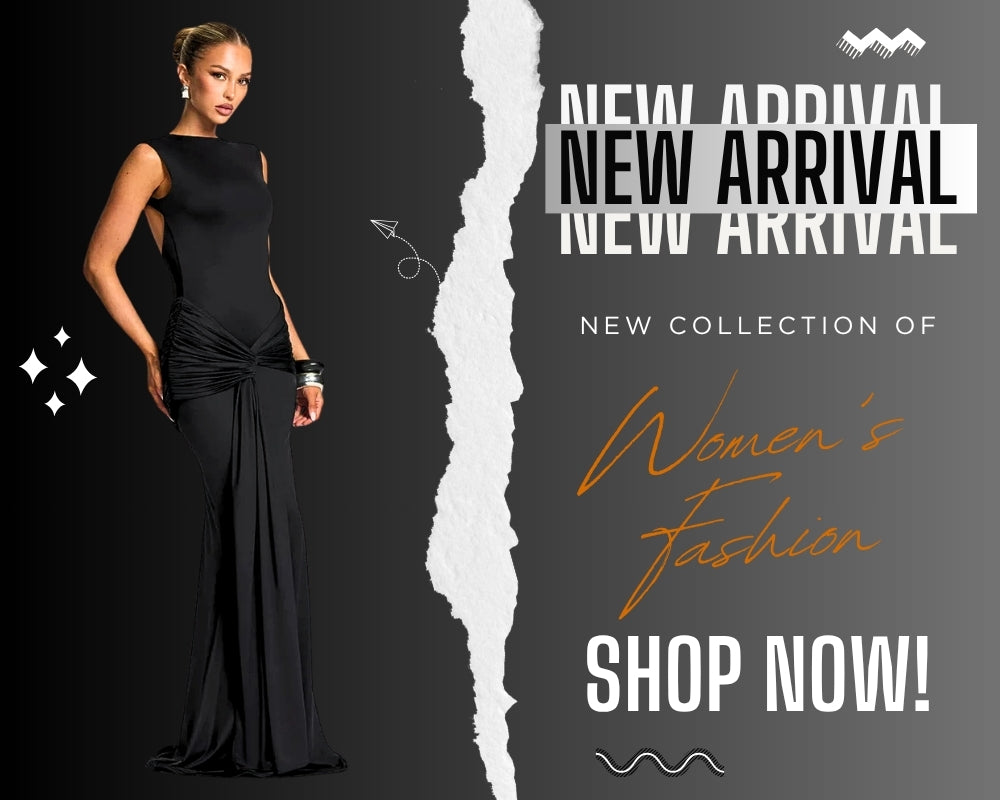 The Lorenza Maxi Dress styled for a high-end summer evening event in the USA.