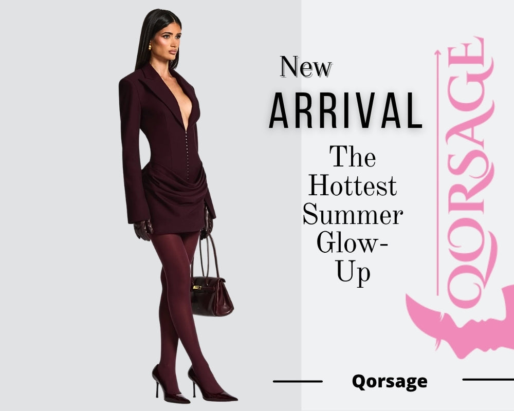 Susie Mini Dress in ivory structured suiting fabric with a sophisticated blazer style top silhouette.