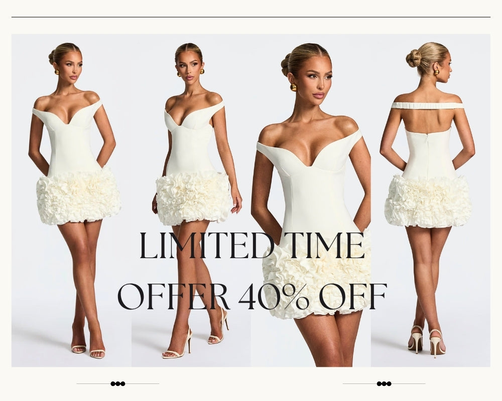 Aveta White Mini Dress USA – Trendy & Affordable Women's Mini Dress with 40% Off