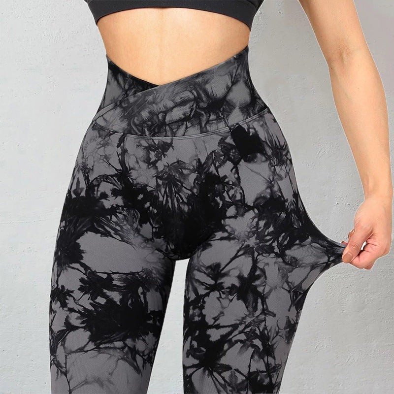 Seamless Tie Leggings-Gymwear