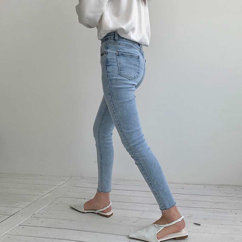 Skinny Jeans Women High Waist Slim Pencil
