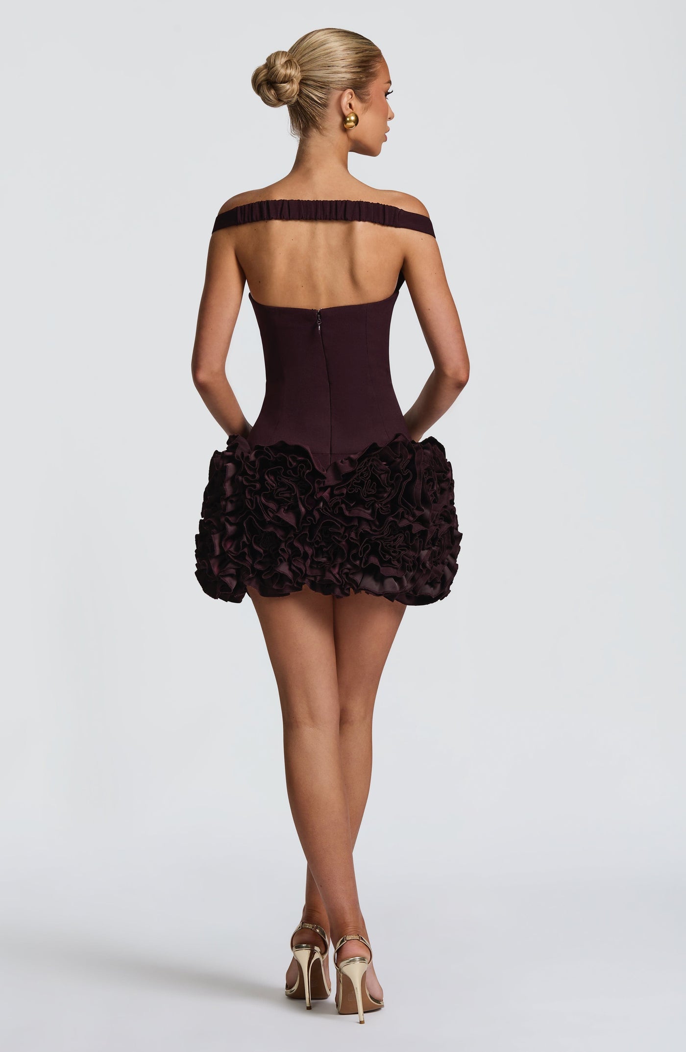 Aveta mini dress flow and fit movement elegant mini dress for evening wear