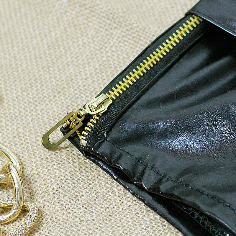 Black Leather Shorts