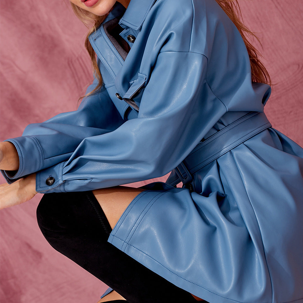 Eva Leather Mini Dress