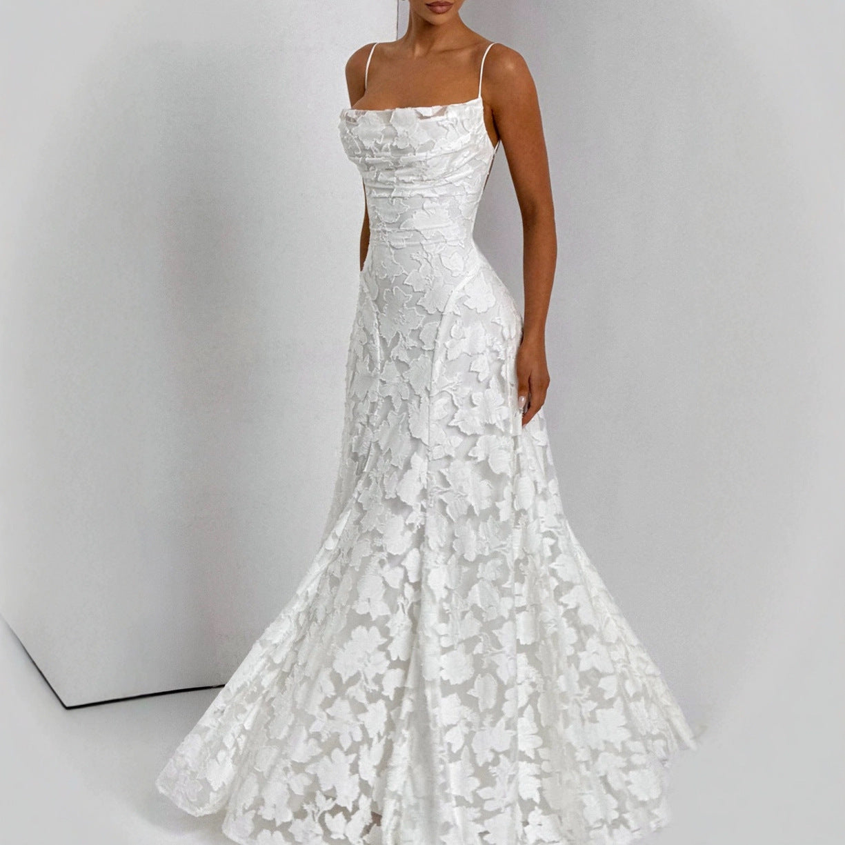 Francis Maxi Dress Elegant Floral Backless Maxi by Qorsage Francis Maxi Dress Elegant Floral Backless Maxi by Qorsage