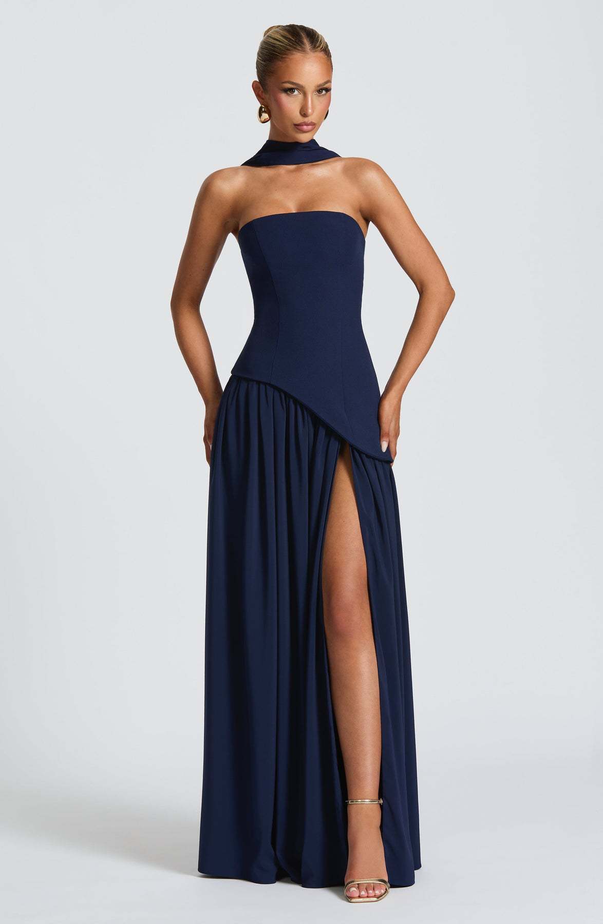 maliyah maxi dress Maliyah Maxi Dress Luxe Satin Backless Evening Gown