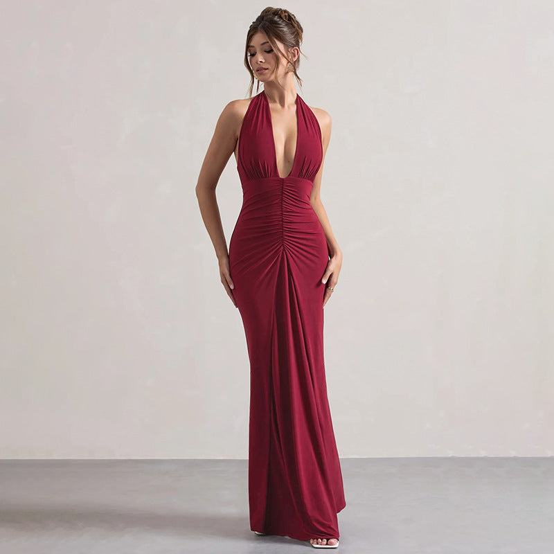 odetta pleated maxi dress Odetta Pleated Maxi Dress Banana Republic