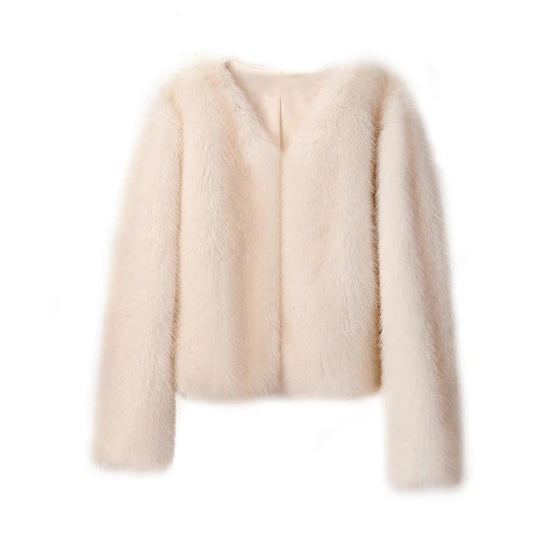 Zara -Fur Coat .