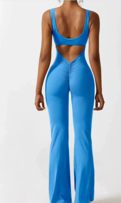 Yoga Bodysuit Hollow Seamless-Gymwear