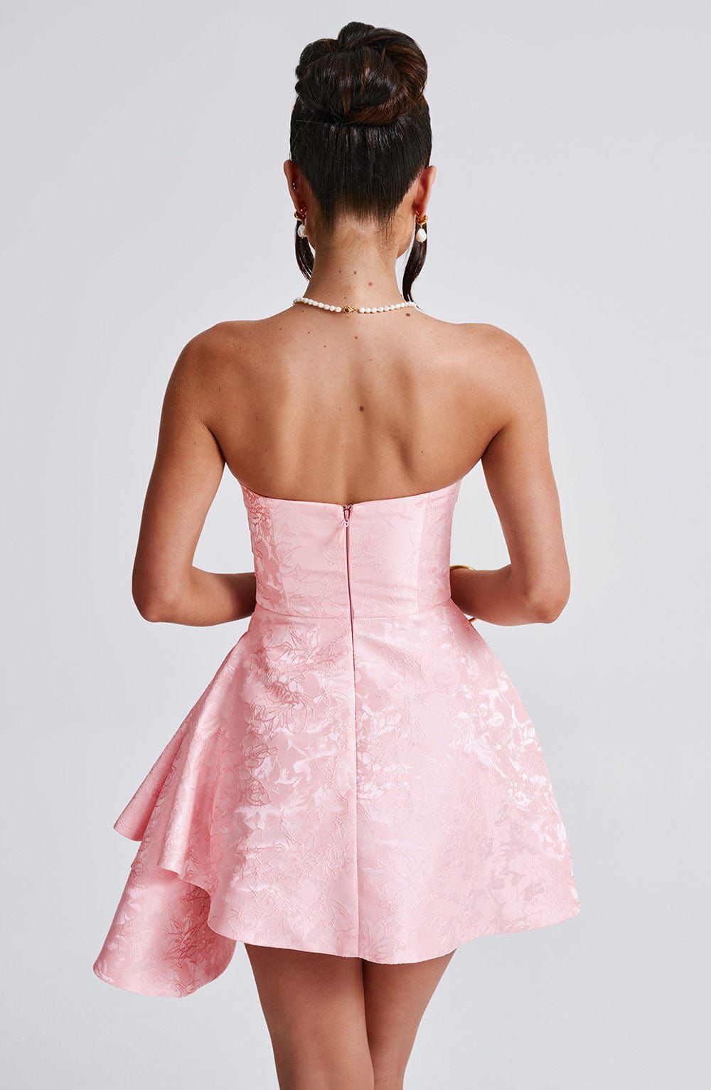 Elodie mini dress back view elegant mini dress for night party