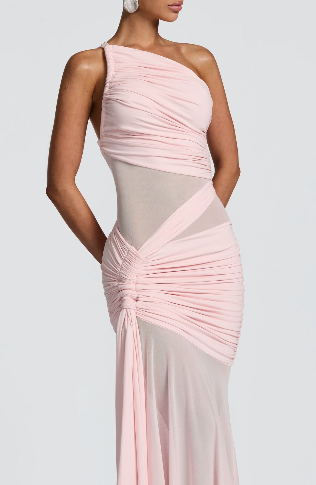 Marianne maxi dress styled for evening party and formal event look with elegant movement